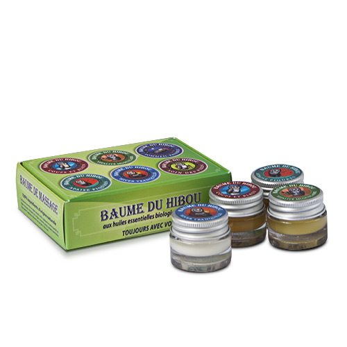 Reiseset Bio Massage Balsame 6x7 ml