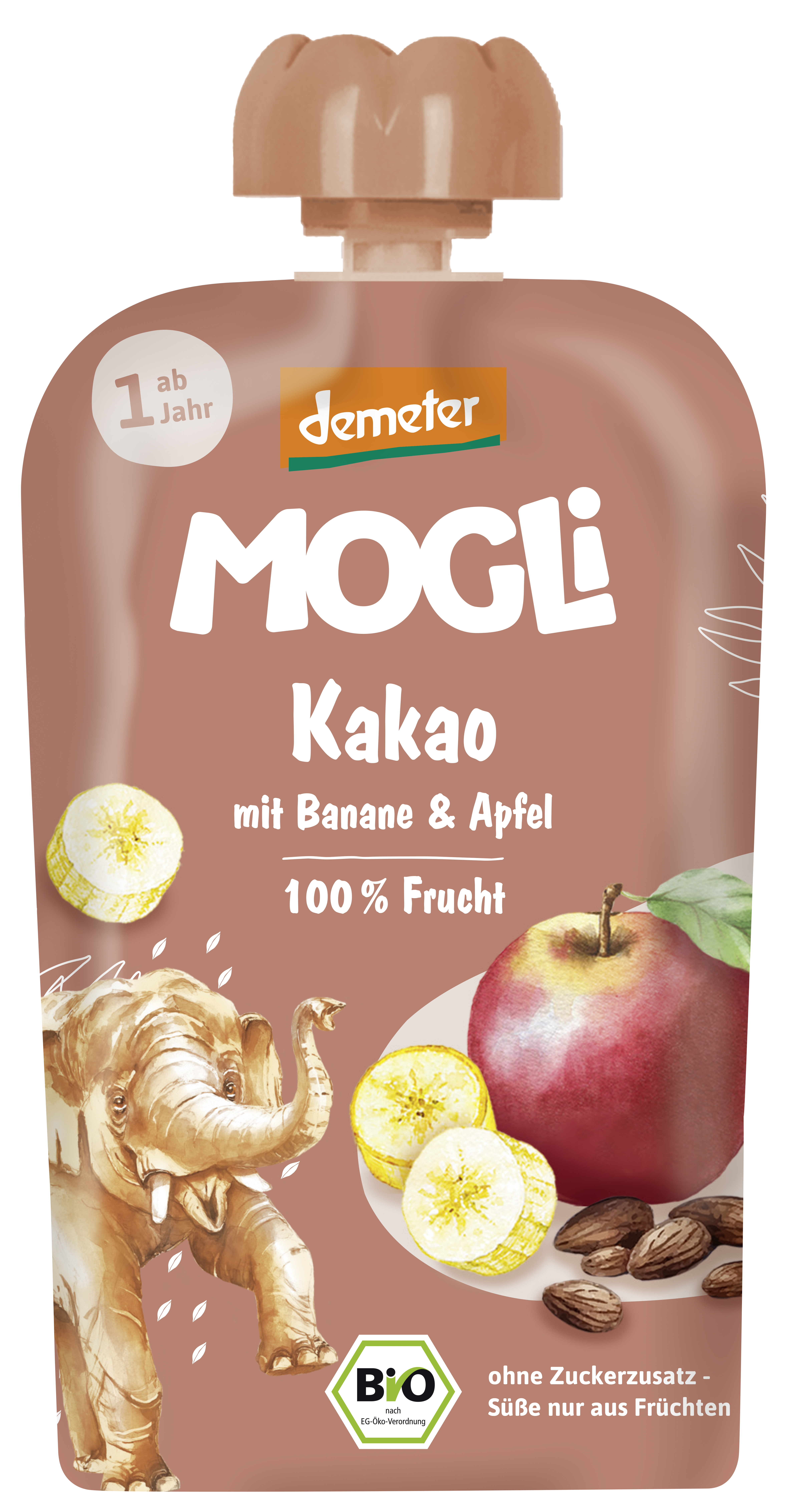 Bio Kakao Banane Quetschi 100g VEGAN