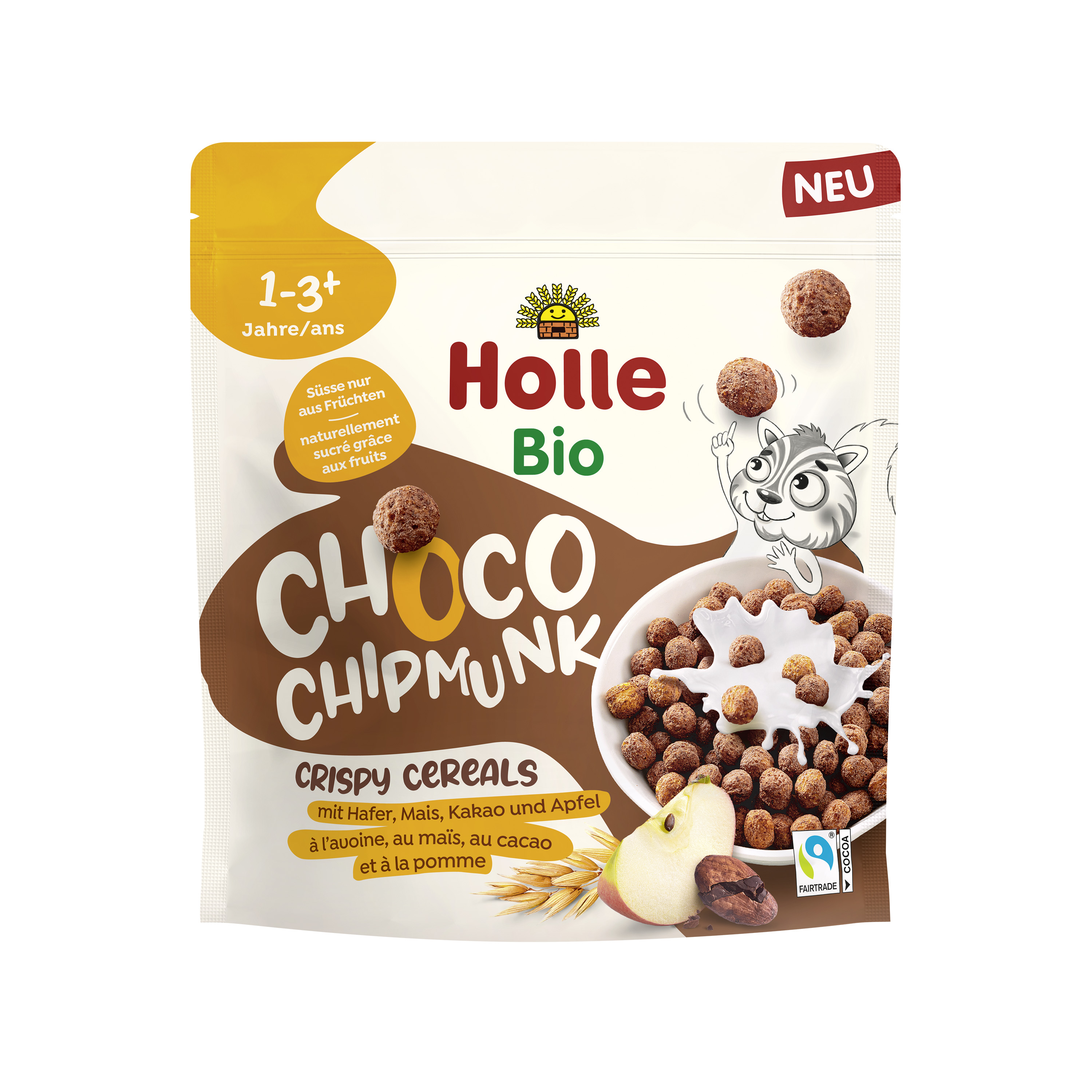 Bio-Knuspermüsli Choco Chipmunk 125g