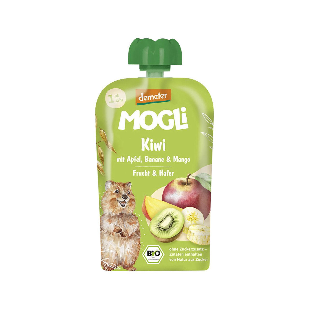 Bio Quetschie Kiwi,Apfel,Banane,Mango&Hafer 100 g
