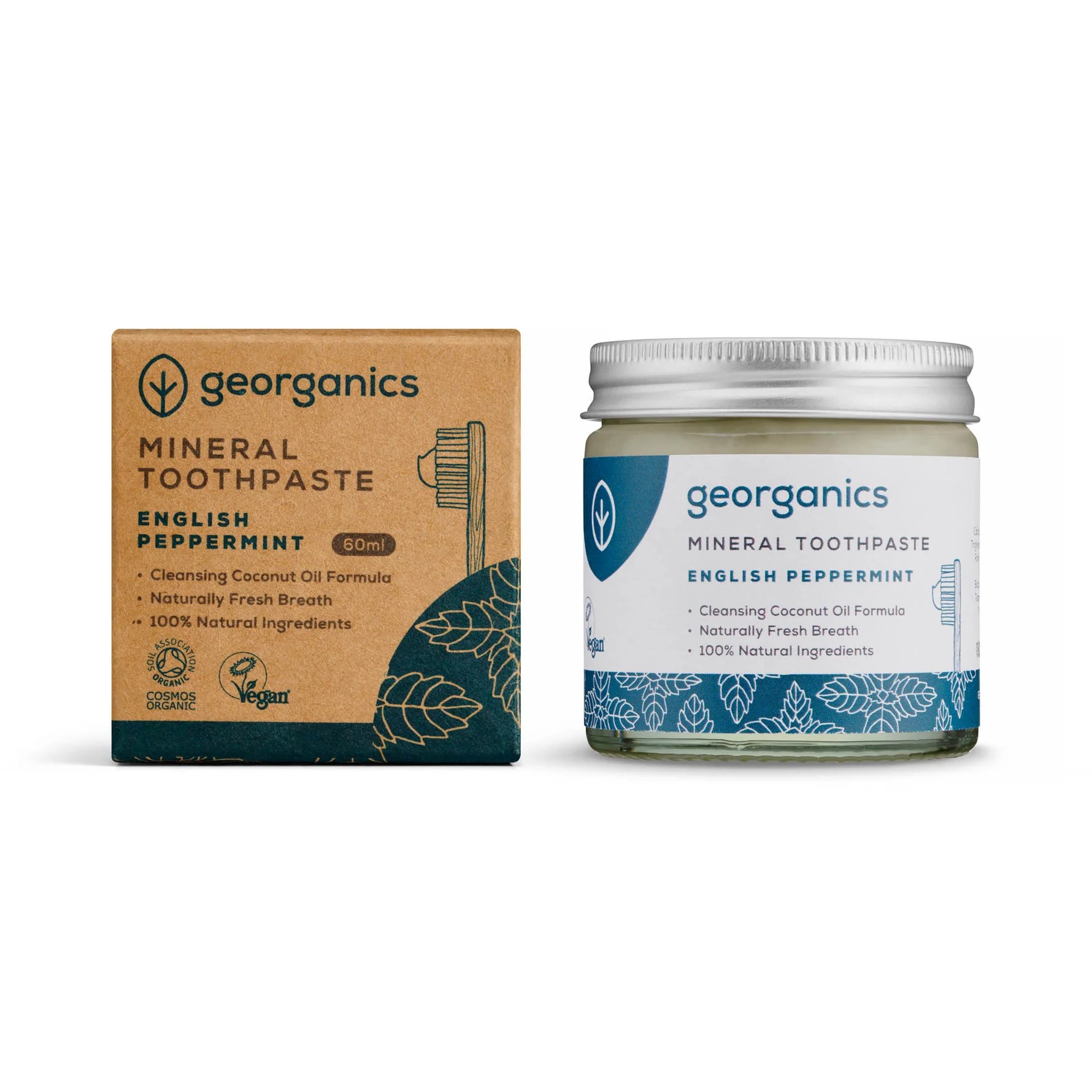 GEORGANICS Zahnpasta Pfefferminze 120ml