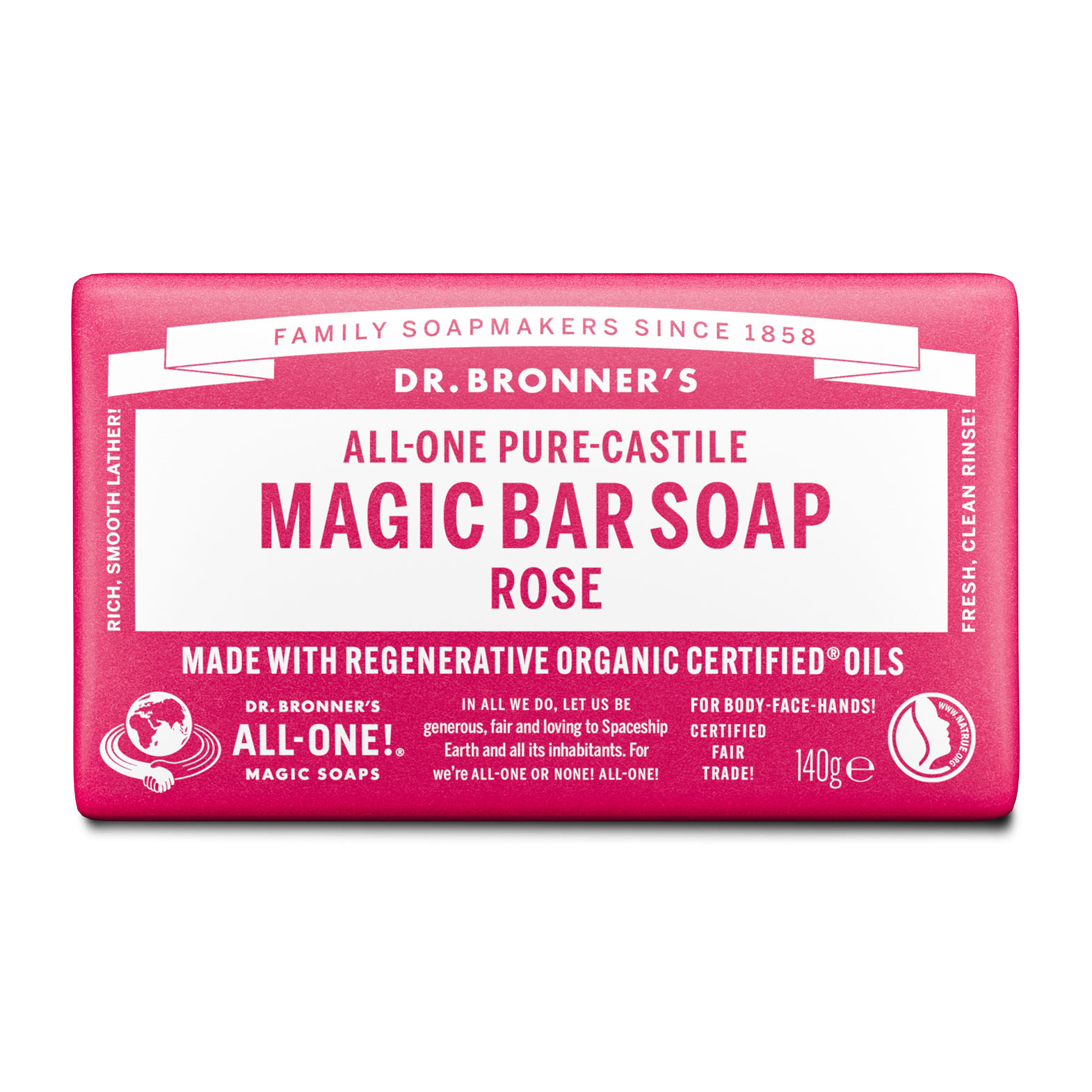 MAGIC BAR SOAP Stückseife Rose