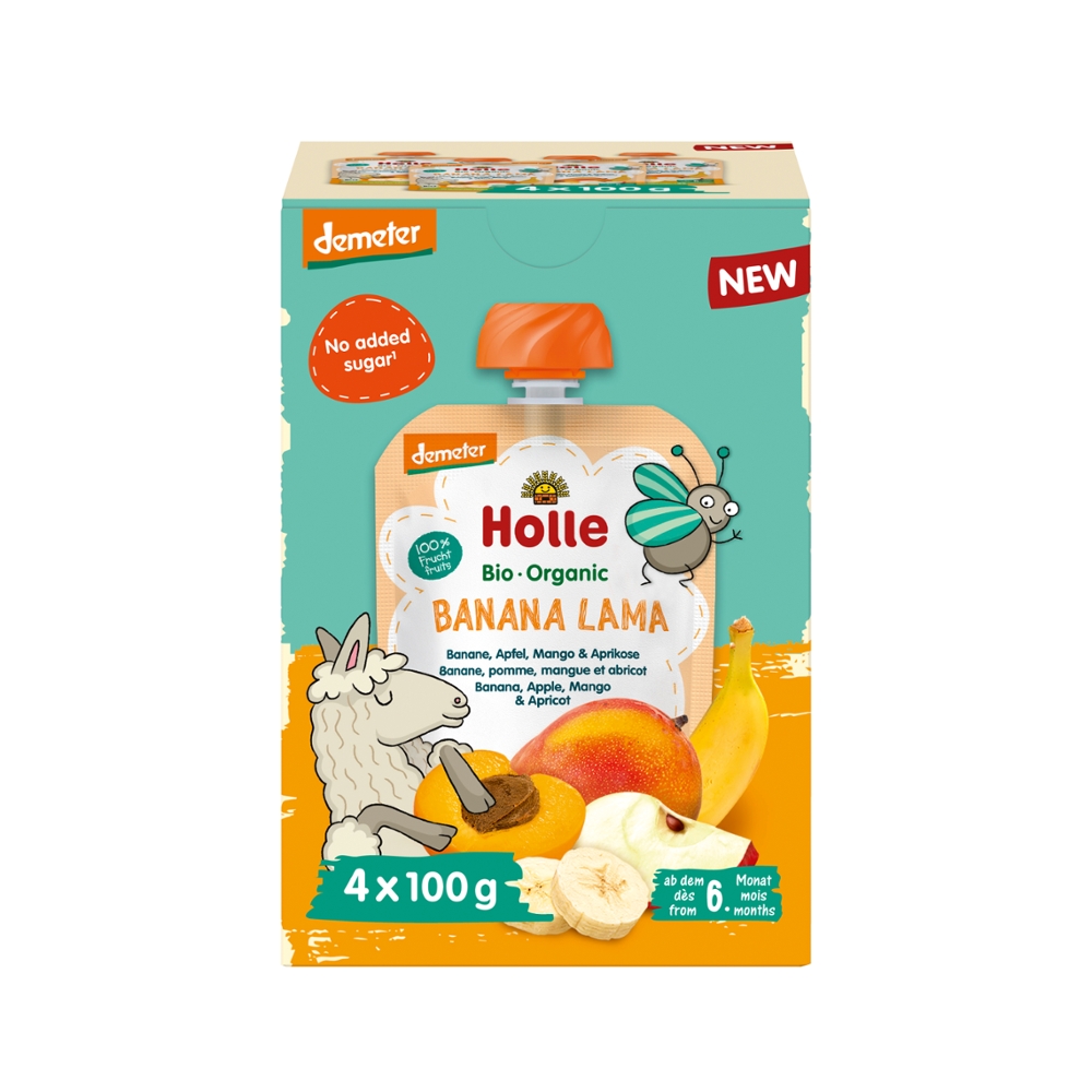 Multipack Banana Lama 4x100g