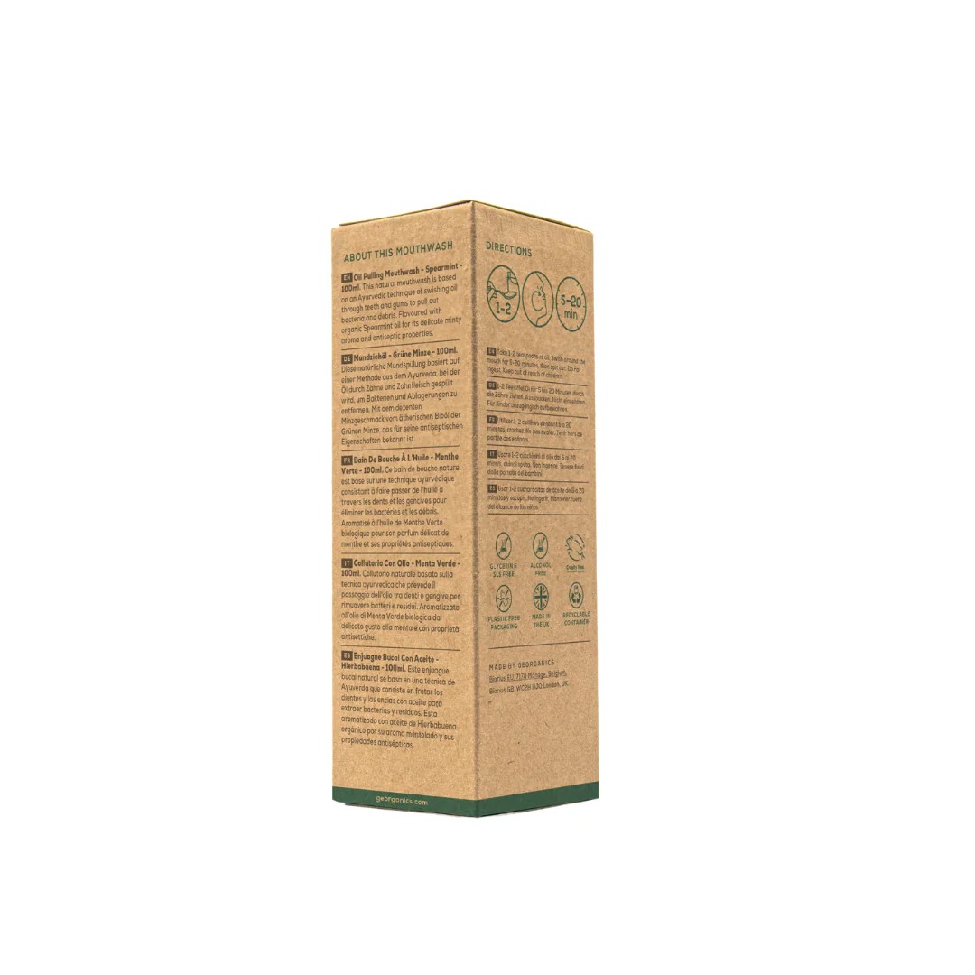 GEORGANICS Mundwäscheöl Spearmint 100ml GEORGANICS Mundwäscheöl Spearmint 100ml