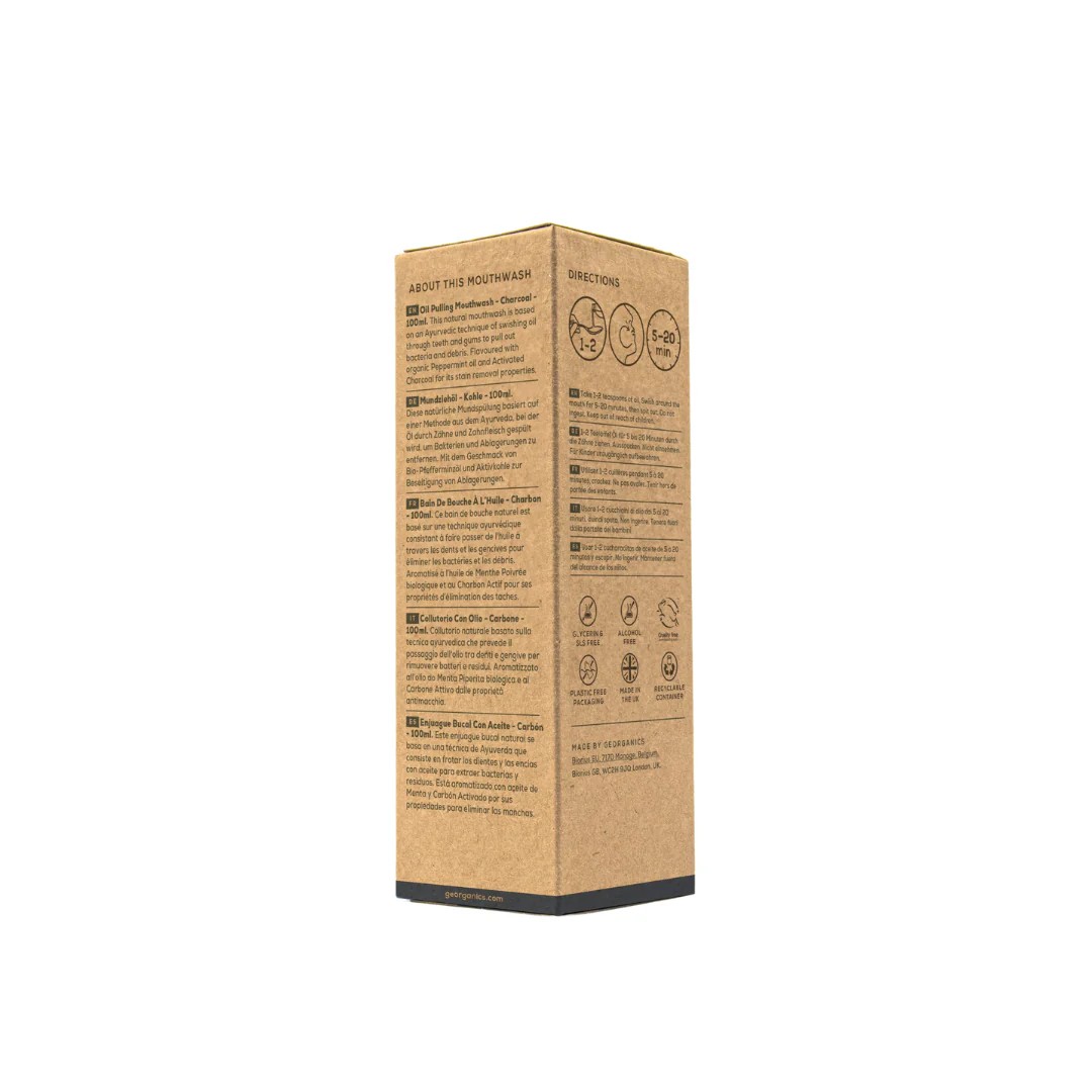 GEORGANICS Mundwäscheöl Aktivkohle 100ml GEORGANICS Mundwäscheöl Aktivkohle 100ml