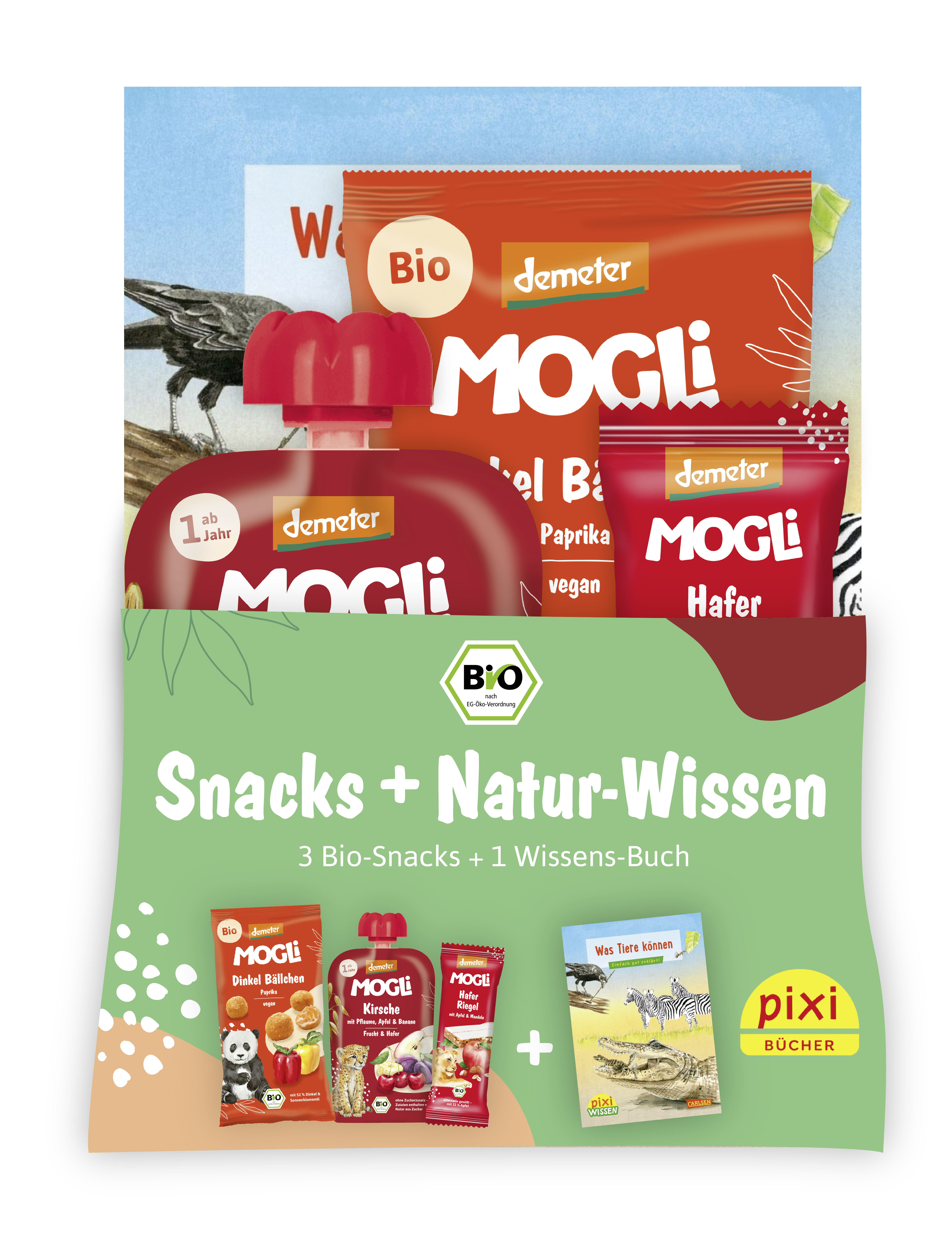 MOGLI  Schulstartset PIXI Bundle 2025 ROT