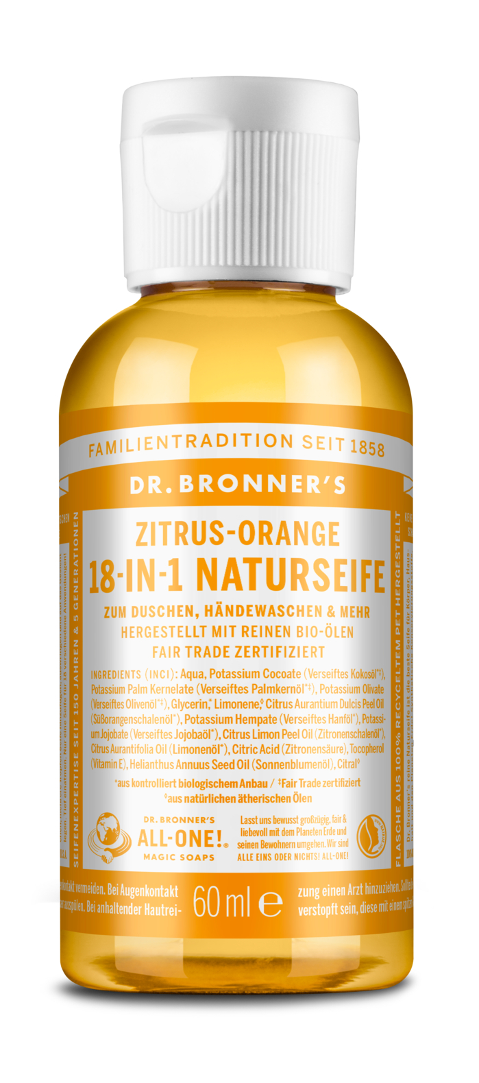 ZitrusOrange 60ml Flüssigseife BR