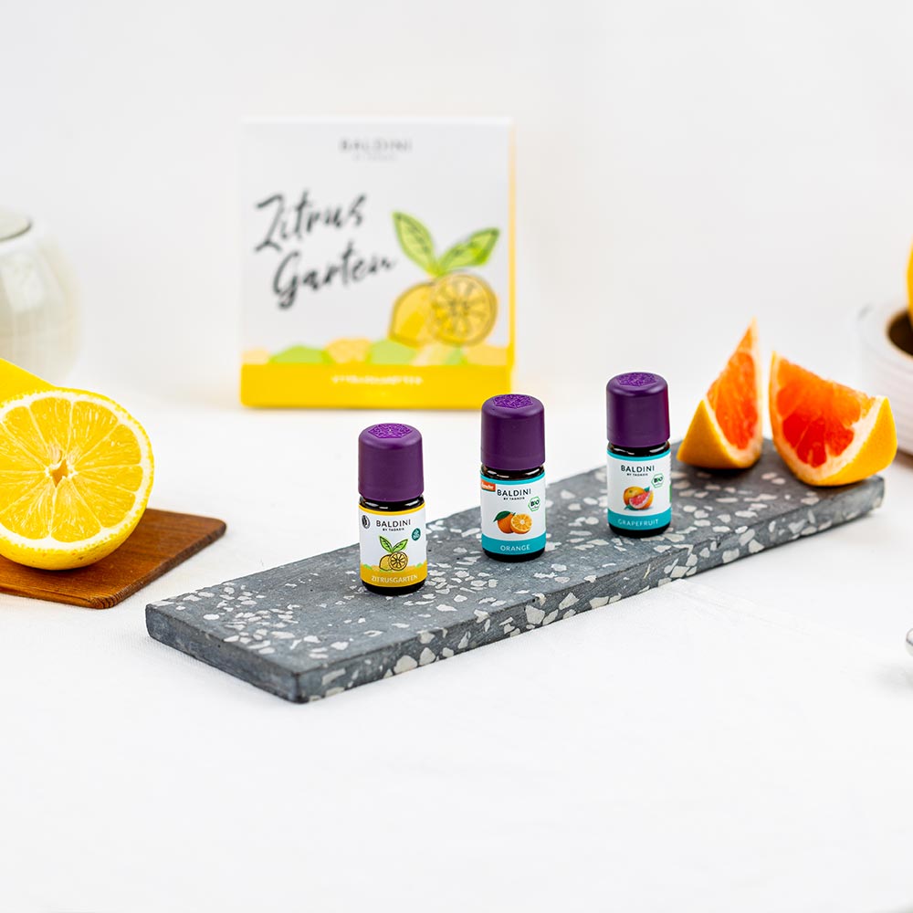 Zitrusgarten Duftset (Orange, Grapefruit, Zitrusgarten 3x5ml
