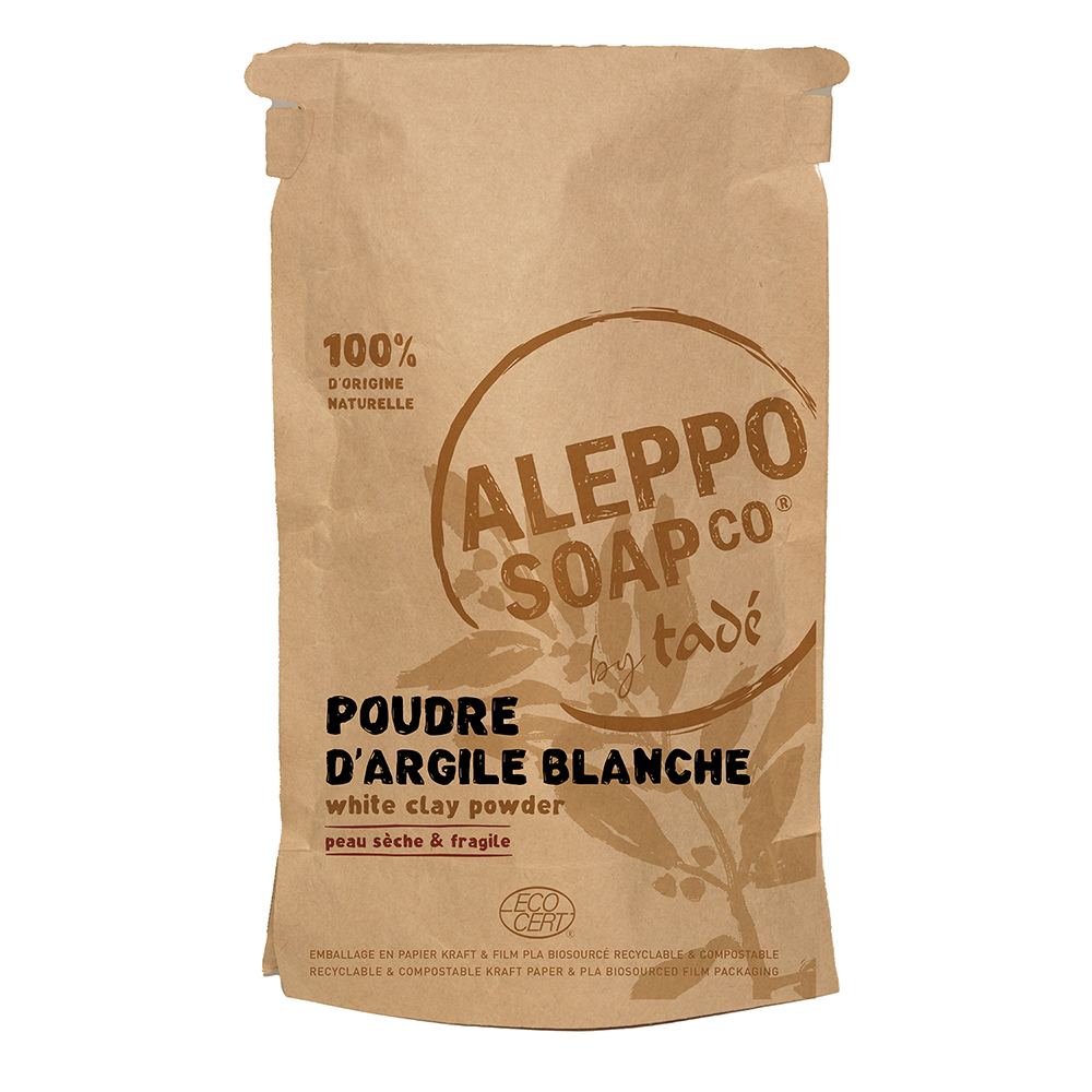 Weiße Tonerde für sensible und trockene Haut 150g**