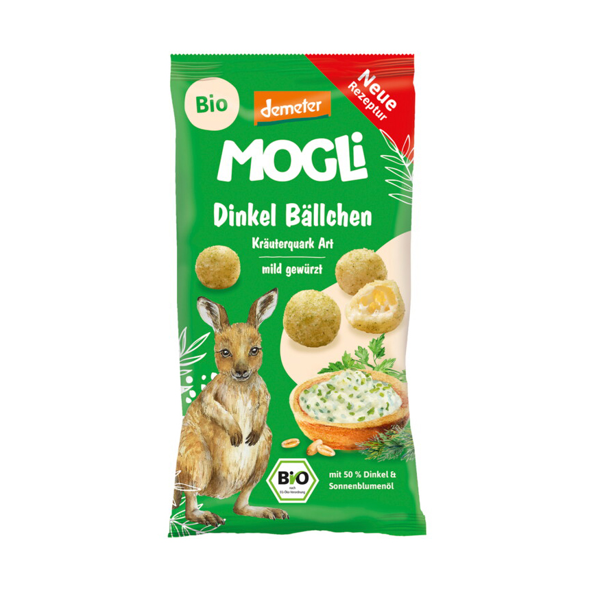 Demeter Dinkel Bällchen Kräuterquark 40g