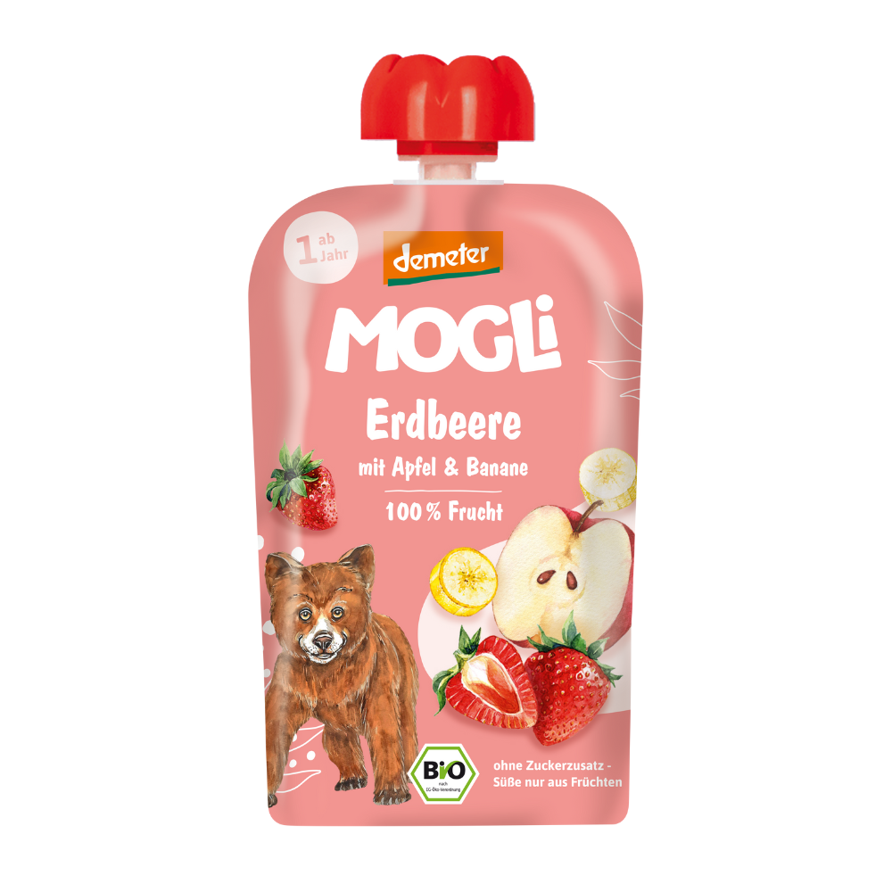 Bio Quetschie Erdbeere 100g VEGAN